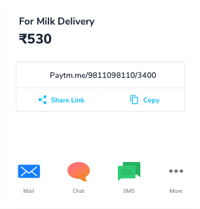 payment link create paytm