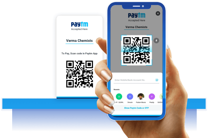 Accept QR Code Payments for Retail Stores with Paytm QR Code Scanner