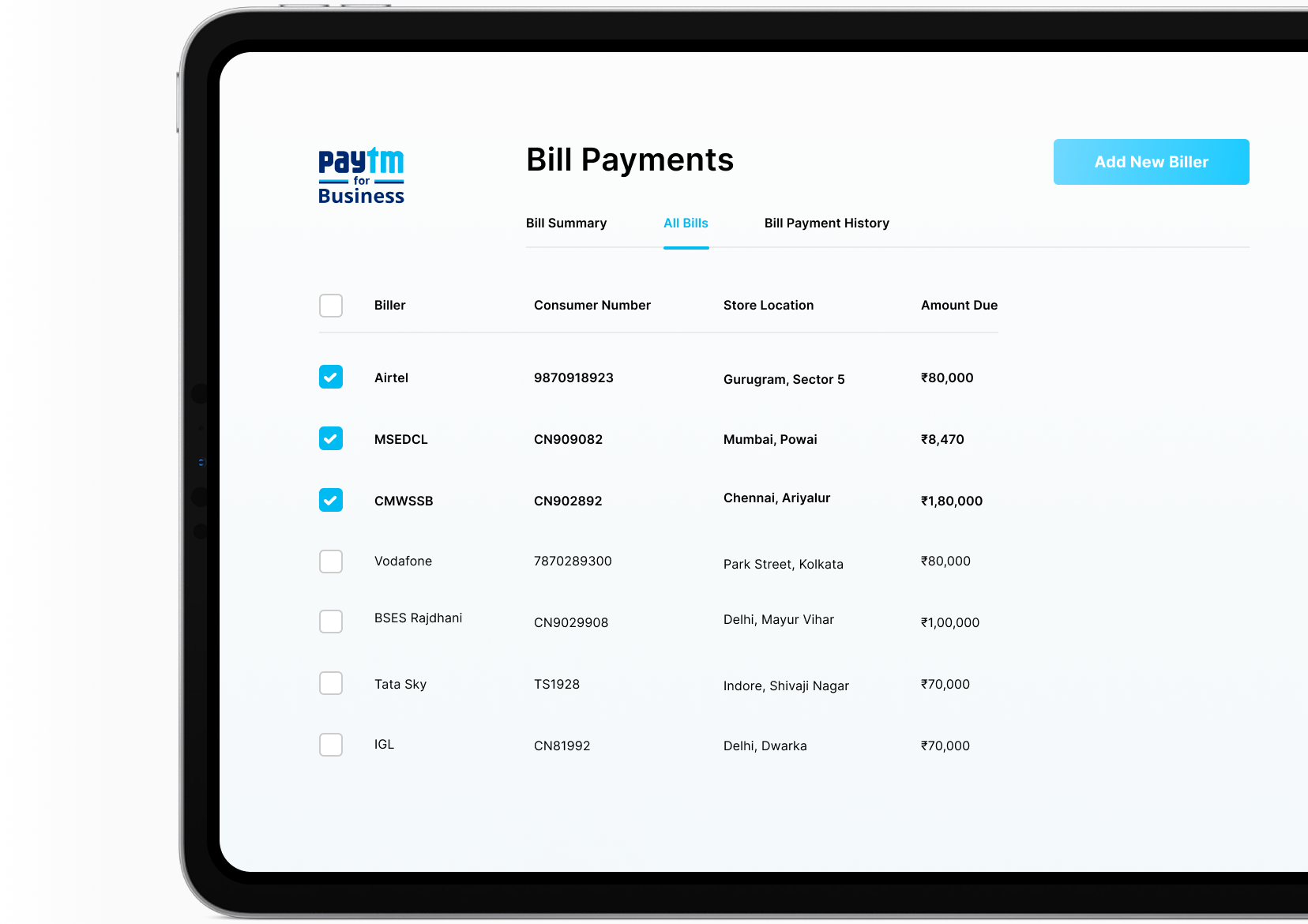 Enterprise Utility Bill Payments Manage Stores And Pay Corporate Bills 6914